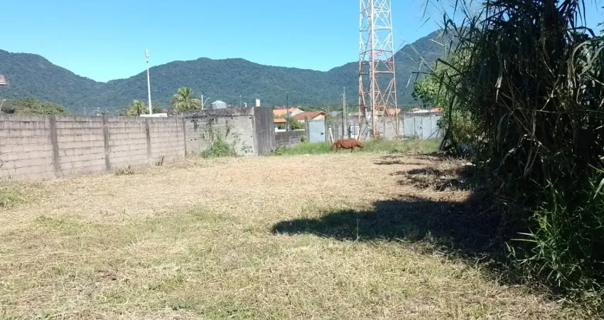 Terreno localizado lado praia no bairro Estância dos Eucaliptos em Peruíbe a 212 metros do mar, em rua asfaltada, com 360m² e escritura definitiva