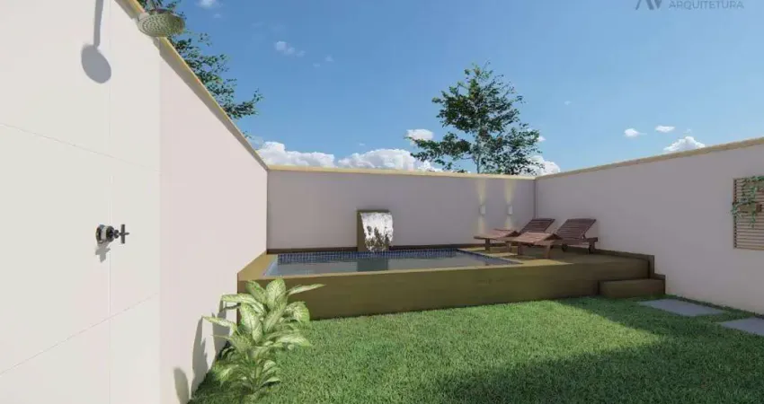Casa com 3 quartos, piscina e churrasqueira em Itanhaém.