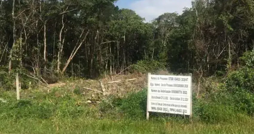 Terreno com liberação ambiental e escritura em Itanhaém.