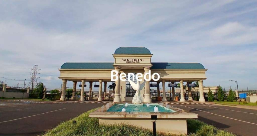 Terreno Santorini Residencial Club - Alto Padrã, 366 m² próx. área de lazer - Parque Brasil 500 - Paulínia/SP