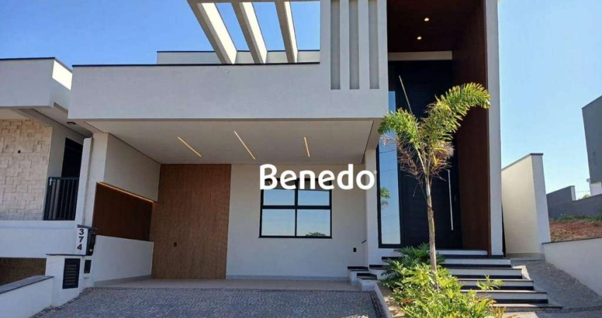 Casa com 3 suítes à venda, 198 m² Santorini Residencial Club - Parque Brasil 500 - Paulínia/SP