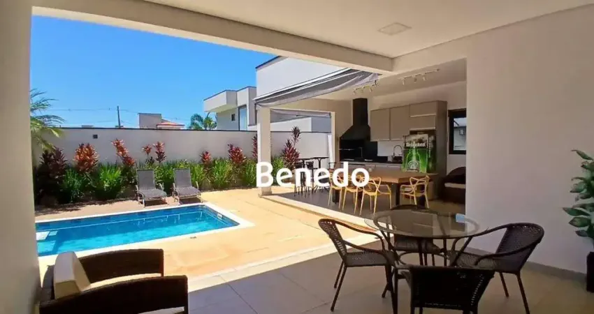 Casa com 3 suíes à venda, 208 m² residencial cancioneiros - parque brasil 500 - paulínia/sp