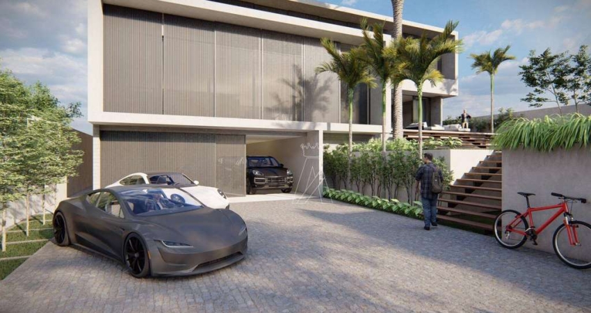 Casa de alto padrão em construção a venda em Alphaville Residencial 10