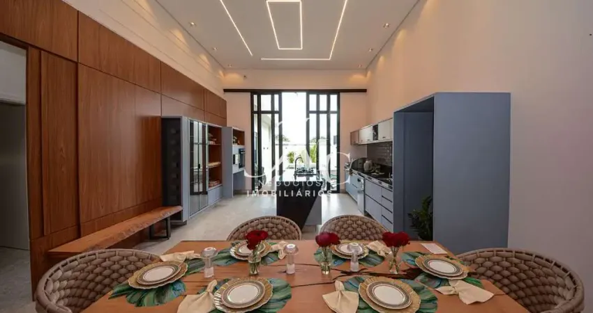 Casa térrea à venda com 3 suítes no condomínio dona lucilla – indaiatuba/sp