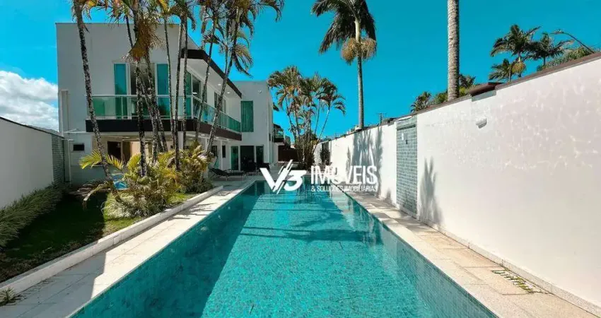 Casa com 6 dormitórios à venda, 411 m² por r$ 4.870.000,00 - caiobá - matinhos/pr