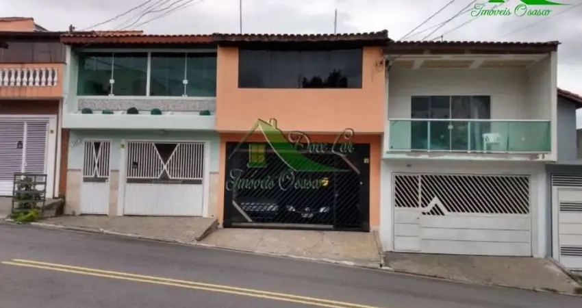Casa à venda em Osasco-SP, Cidade das Flores: 3 quartos, 1 suíte, 1 sala, 4 banheiros e 2 vagas de garagem, 242m²