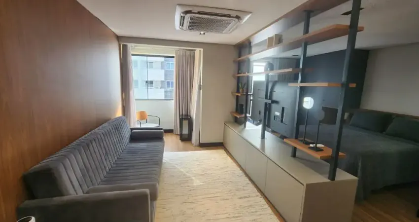 Flat à venda no number one – ponta d’areia, 1 quarto, andar médio, mobiliado