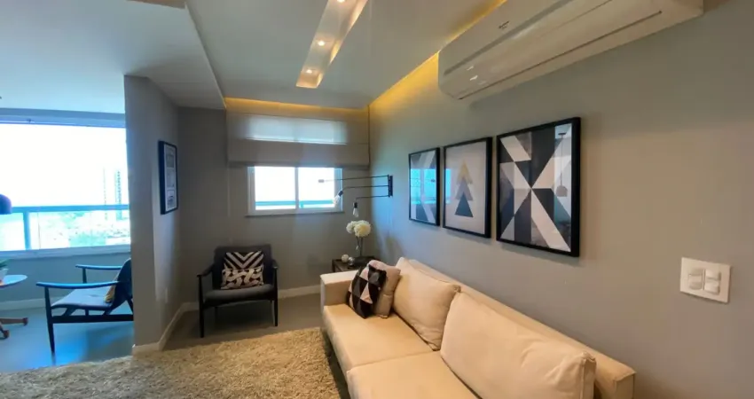 Apartamento à venda – ari de oliveira, ponta d’areia, 74m², 1 suíte, varanda e 2 vagas