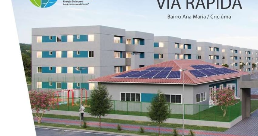 Apartamento com 2 quartos à venda na Rua José da Silva, Ana Maria, Criciúma