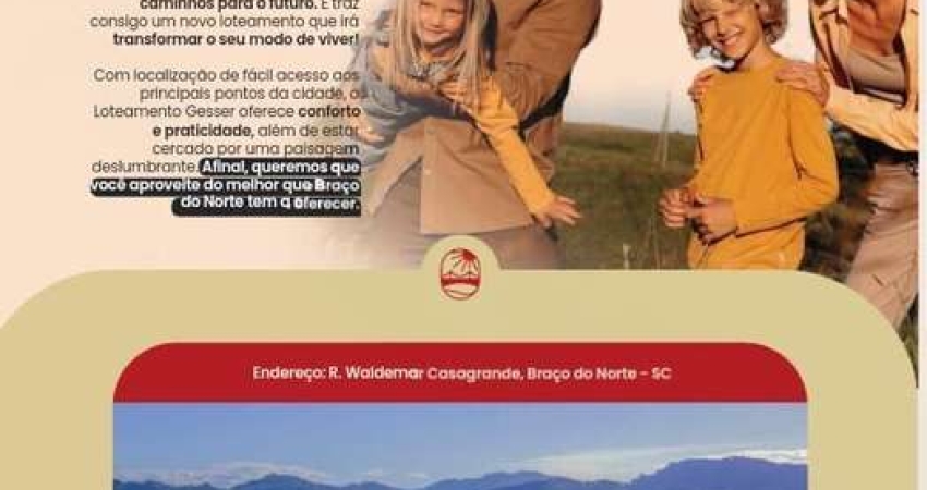 Terreno à venda na WALDEMAR  CASAGRANDE, Centro, Braço do Norte