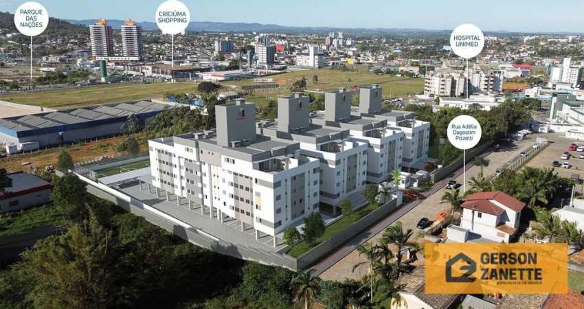 Apartamento com 3 quartos à venda na Rua Adelia Dagostim Pizzetti, Ceará, Criciúma