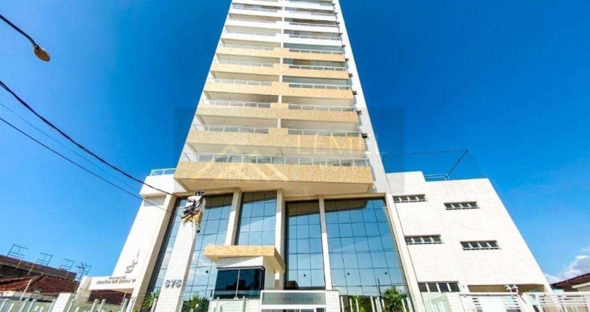 Apartamento para Venda em Praia Grande, Vila Tupi, 1 dormitório, 1 banheiro, 1 vaga