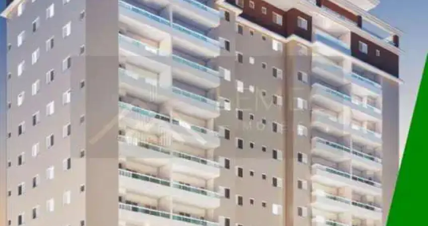 Apartamento na Planta para Venda em Praia Grande, Canto do Forte, 2 dormitórios, 1 suíte, 1 banheiro, 1 vaga