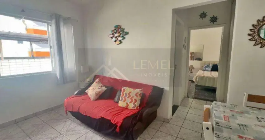 Apartamento para venda em praia grande, guilhermina, 1 dormitório, 1 banheiro, 1 vaga