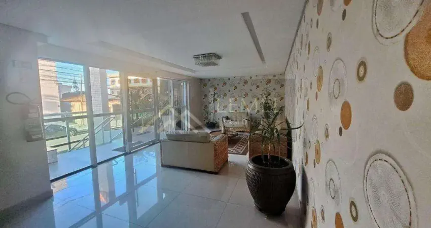 Apartamento para venda em praia grande, vila caiçara, 1 dormitório, 1 banheiro, 1 vaga