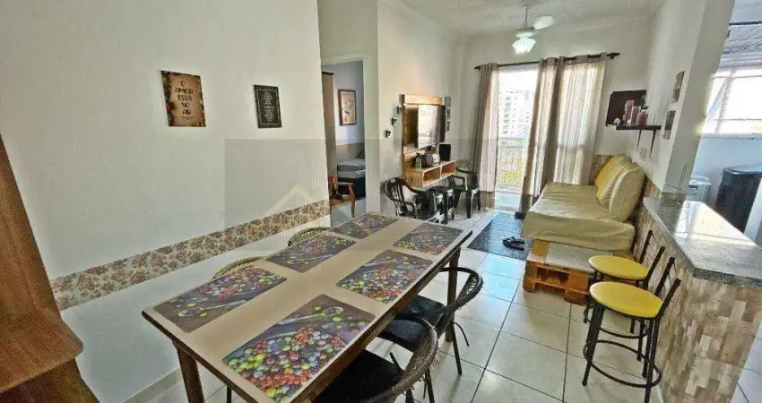 Apartamento para venda em praia grande, ocian, 2 dormitórios, 1 suíte, 1 banheiro, 1 vaga