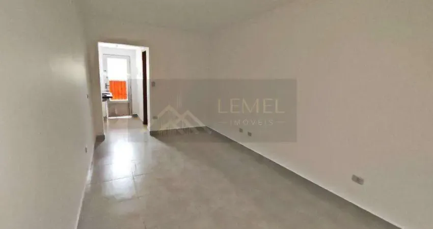 Kitnet para venda em praia grande, canto do forte, 1 banheiro, 1 vaga