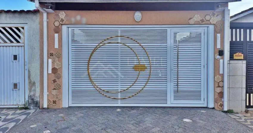 Casa geminada para venda em praia grande, vila caiçara, 2 dormitórios, 1 suíte, 1 banheiro, 2 vagas