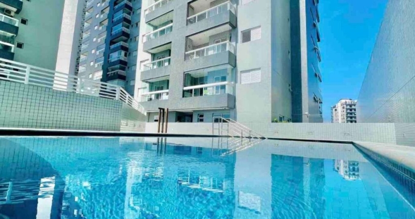 Apartamento todo mobiliado com 01 dormitório, na Boqueirão, em prédio de alto padrão, apenas 100m da praia!!