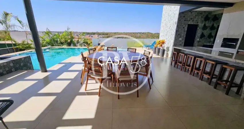 Casa em condomínio fechado com 4 quartos à venda na Avenida Diógenes Dolival Sampaio, CA0021 RW, Jardins Munique, Goiânia