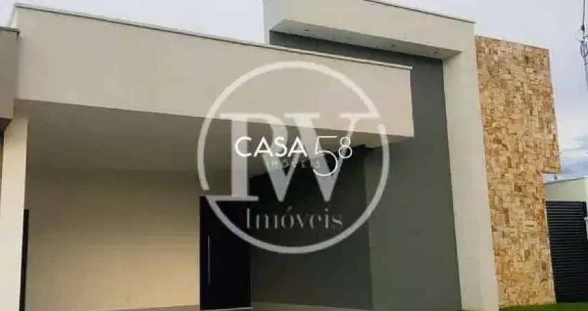 Casa em condomínio fechado com 3 quartos à venda na Avenida Arvoredo, CA0022 RW, Jardins Bolonha, Senador Canedo