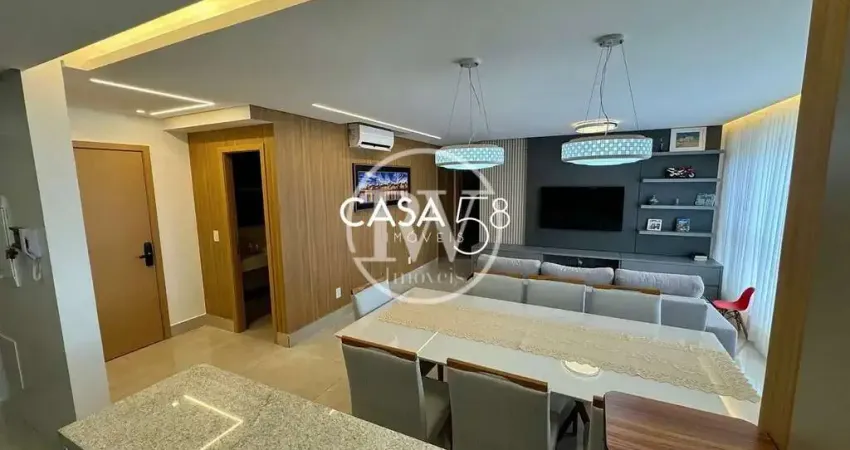 Apartamento à Venda no On Marista Design 3 Suítes 115m² Mobiliado Setor Marista