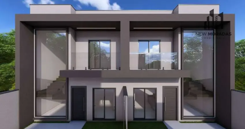 Sobrados em condominio, 3 dormitórios à venda, 110 m² - Xaxim.