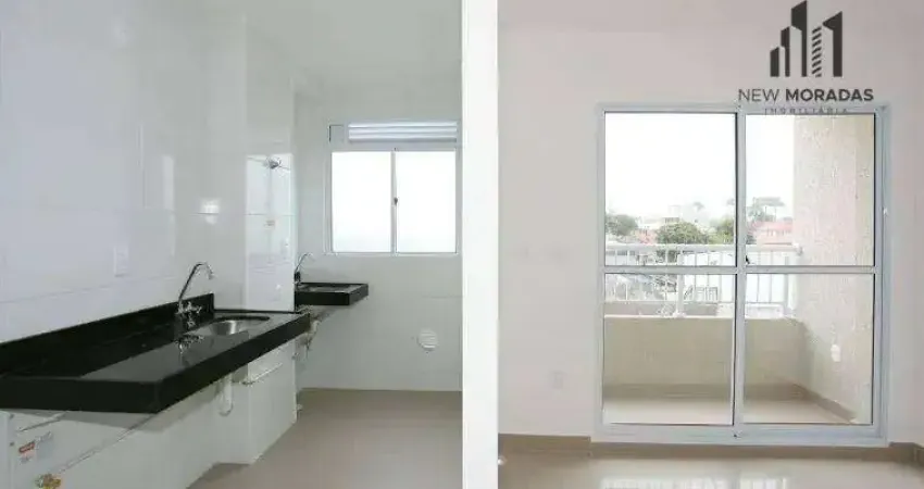 Apartamento 2 dormitórios, sacada churrasqueira, à venda, 44 m²- Novo Mundo