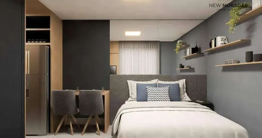 Studio com 1 dormitório à venda, com 29,31 m² - Mercês - Curitiba/PR