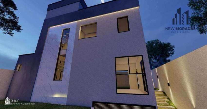 Sobrado à venda, 202 m² por R$ 1.250.000,00 - Lindóia - Curitiba/PR