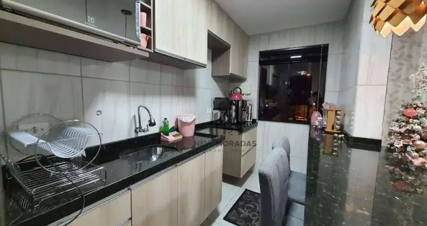 Apartamento com 3 dormitórios à venda, com 62 m² no  afonso pena - são josé dos pinhais/pr