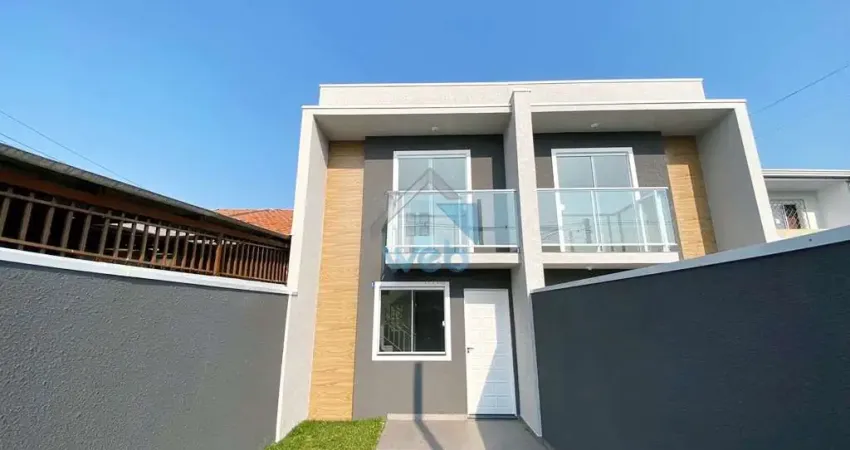 Sobrado com dois quartos à venda no bairro tatuquara, próximo à enette dubard e fácil acesso à br-476.