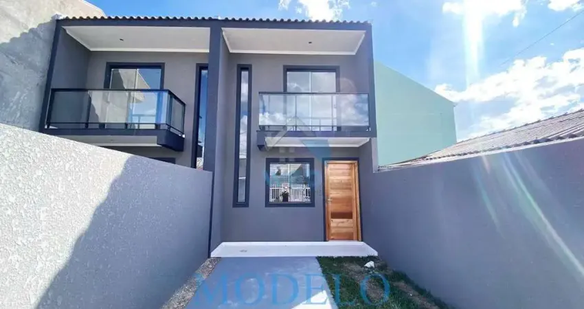 Sobrados em fase de construção à venda na região do rio bonito, no bairro campo de santana, com 3 quartos, sala, cozinha e banheiro.