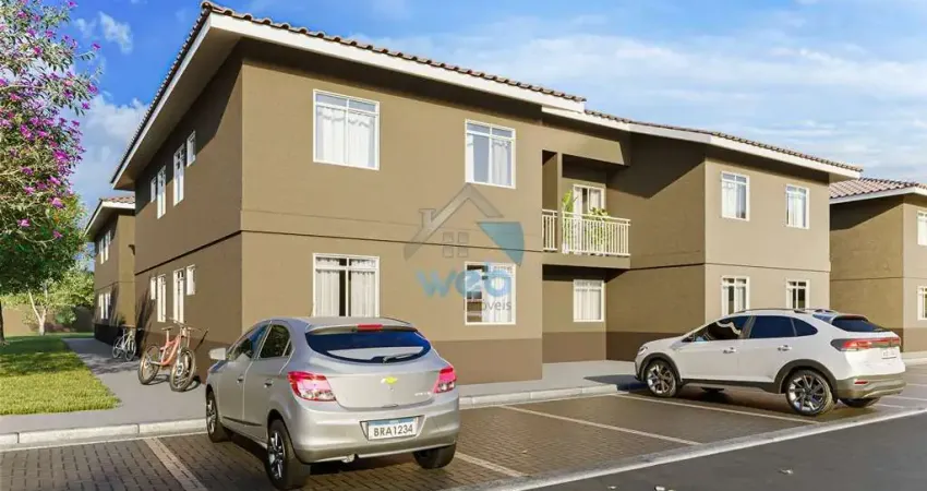 Residencial safira - apartamentos com dois quartos à venda no bairro campo lardo da roseira, em são josé dos pinhais.