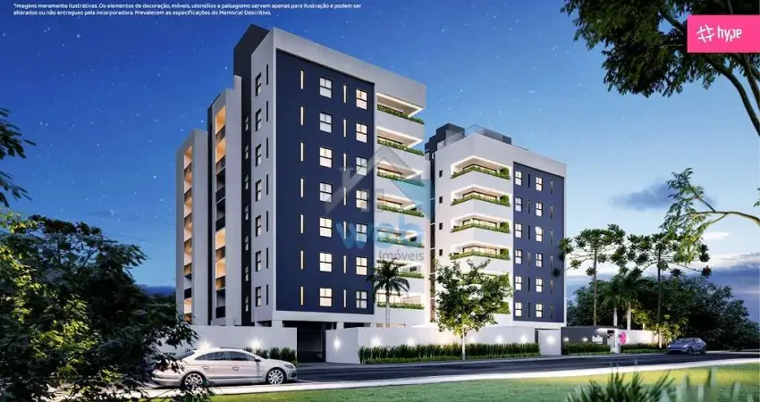 Twin urban habitat - excelentes apartamentos no bairro portão, com plantas entre 35,00 a 78,00 m², com entrega prevista para setembro de 2024