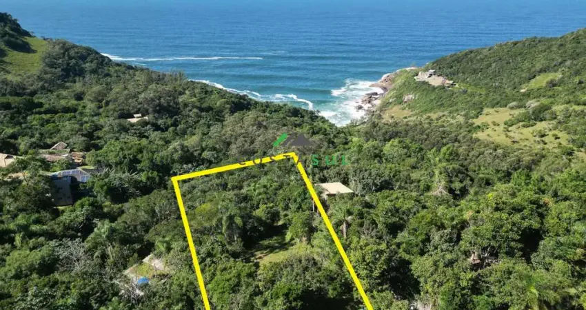 Terreno vista mar a venda na Praia da Ferrugem - Garopaba-SC