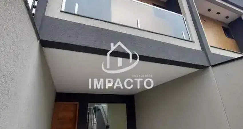 Sobrado novo com 3 suítes, quintal com área gourmet e 2 vagas