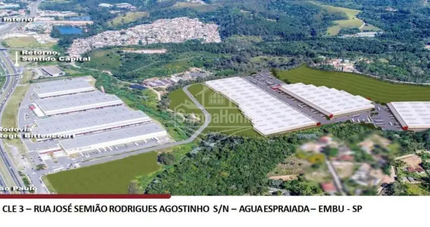 Galpão Logístico de Alto Padrão em Condomínio com 25 Módulos na região do Embu com 5.670 m2 disponíveis