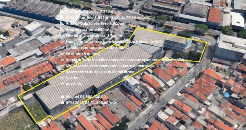 Galpão para Locação em São Paulo, Pari, 10 banheiros