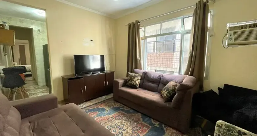 Apartamento para alugar mobiliado de 1 dormitório com 1 vaga de garagem à 150 metros da praia na Guilhermina