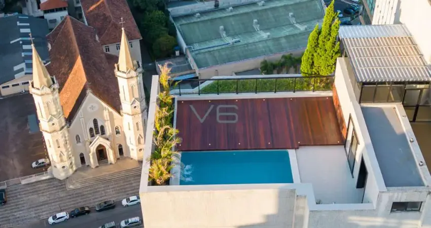 Apartamento Cobertura Triplex, com 4 quartos, 548 m² privativos, 4 vagas de garagem, no Cabral, Curitiba - PR.