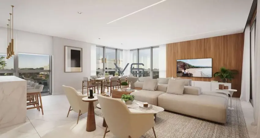 Apartamento garden com 265 m² privativos, 3 suítes, 2 vagas de garagem, no hugo lange, curitiba -pr.