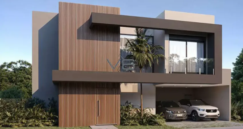 Casa alto padrão com 3 suítes, 348m²privativos, 4 vagas de garagem, no Barigui, Curitiba - PR.