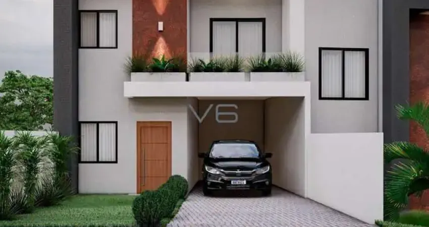 Casa padrão com 3 quartos, 170m² privativos, 2 vagas de garagem, no Abranches, Curitiba - PR.