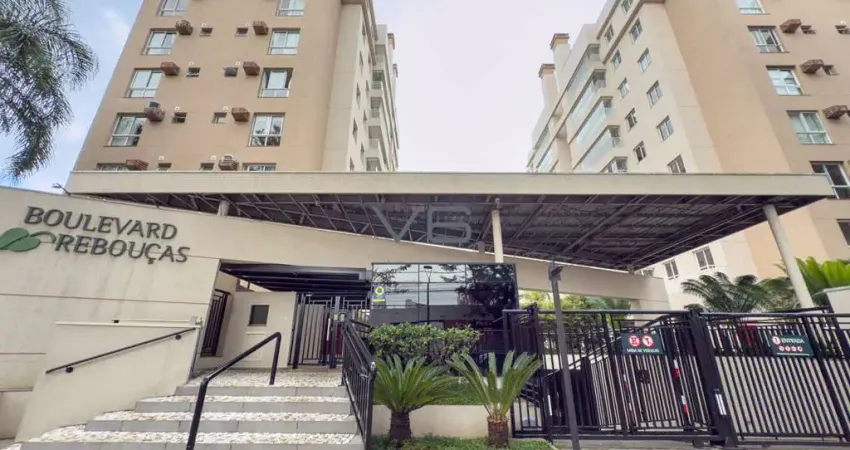 Apartamento com 2 quartos, 71,69 m² privativos, 1 vaga de garagem, no Rebouças, Curitiba-PR.