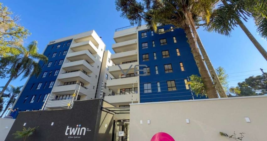 Apartamento com 78 m², 3 suítes, 1 vaga de garagem, no Portão, Curitiba-PR.