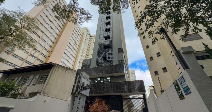Sala Comercial em edifício, com  45,19 m² privativos, no Agua Verde, Curitiba-PR