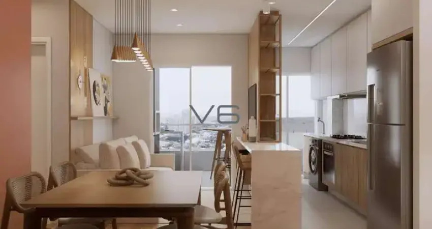Apartamento com 60 m² privativos,2 quartos, 1 vaga de garagem, no Novo Mundo, Curitiba-PR.