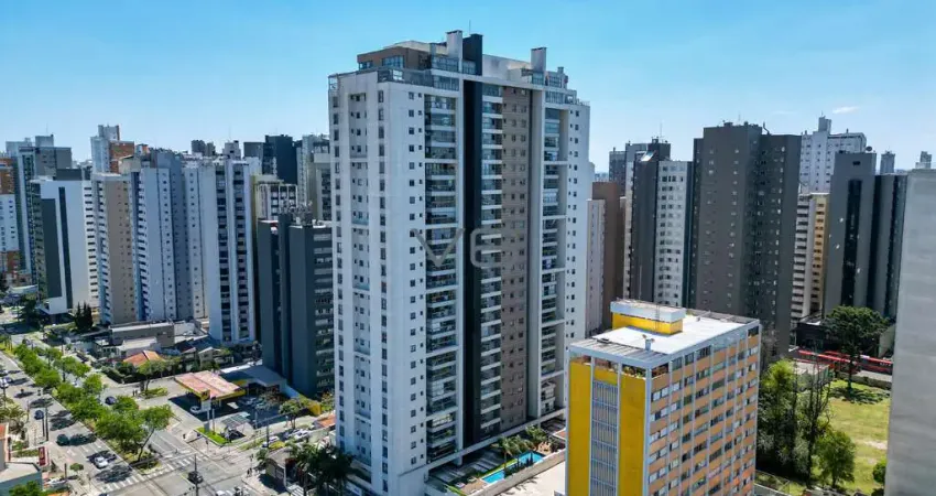 Apartamento alto padrão com 3 suítes, 3 vaga de garagem, 163m² privativos, no água verde, curitiba-pr.