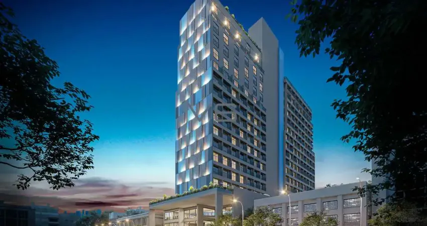 Apartamento studio com 1 banheiro, 17,16m² privativos, no vila izabel, curitiba-pr.